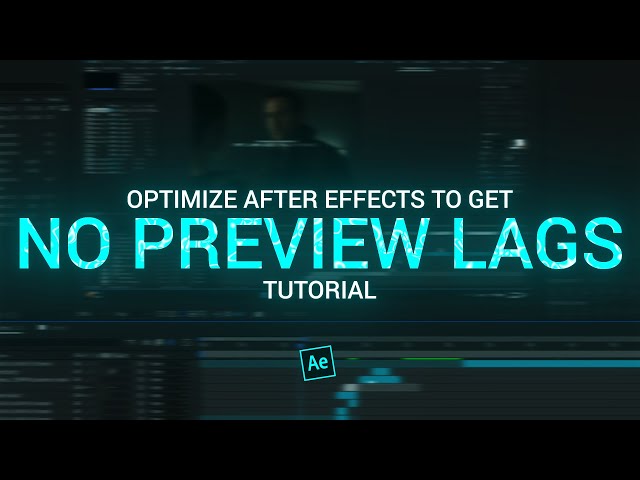how to make after effects RUN SMOOTHER - say goodbye to lags! (updated for 2025)