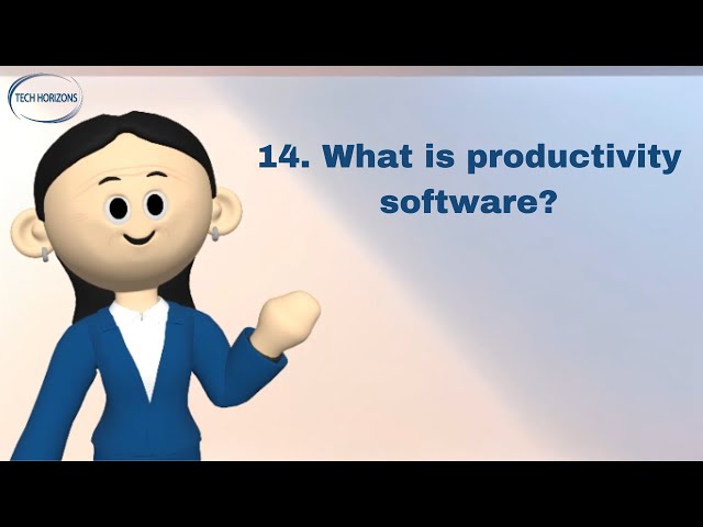 What is Productivity Software?