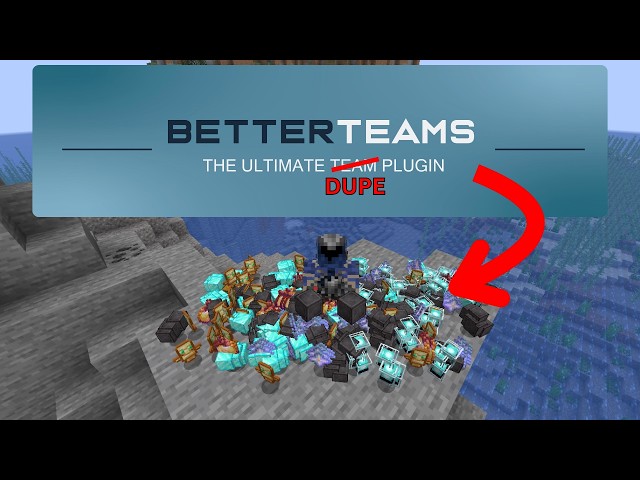 Better Teams any Item Minecraft Dupe