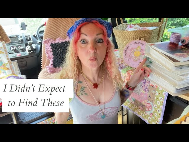 £7 Car Boot Sale Haul: Sewing & Embroidery Treasure