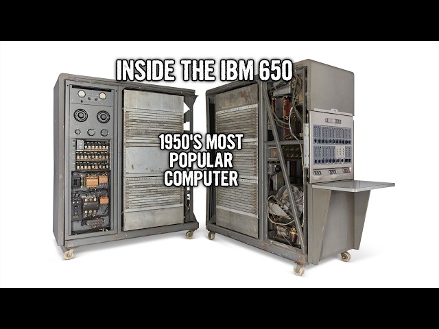 Looking inside the IBM 650, 1950's most successful computer