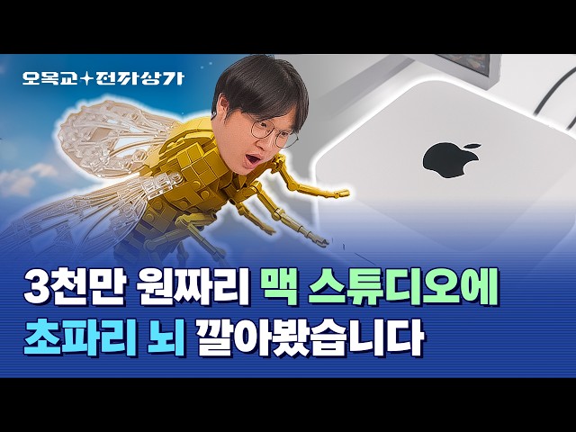 How many fruit fly brains are running in the M5 Ultra Mac Studio? / Omokgyo Electronics Market