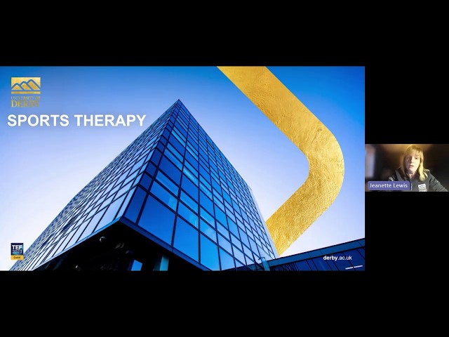 Webinar: Explore Sports Therapy at Derby