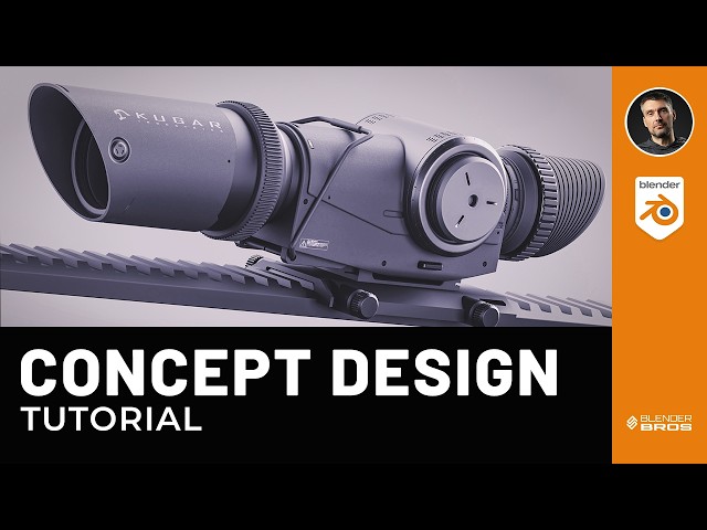Hard Surface Modeling - Blender TUTORIAL