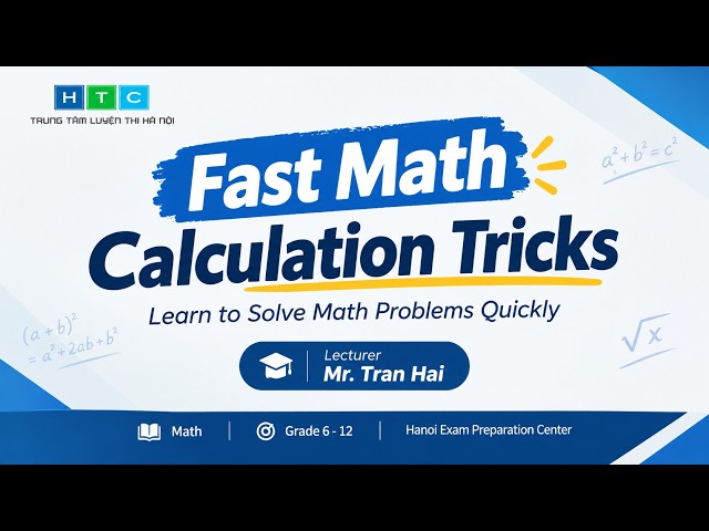 Fast Math Calculation Tricks | Learn to Solve Math Problems Quickly