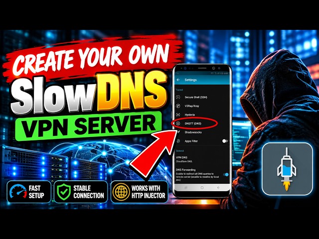 How to Create Your Own Slow DNS Server (2026) | SlowDNS + HTTP Custom VPN
