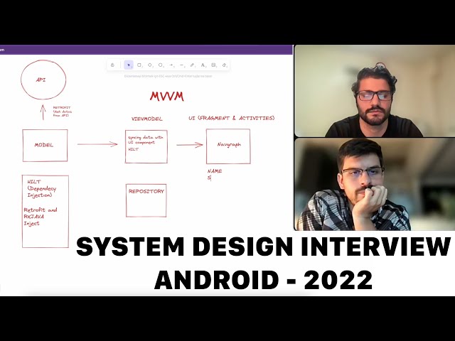 SYSTEM DESIGN INTERVIEW - ANDROID DEVELOPMENT