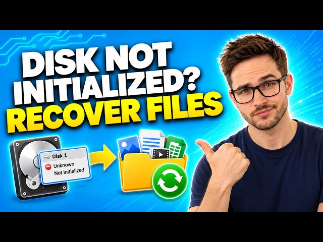 How to Recover Data From an Uninitialized Disk | Fix “Unknown, Not Initialized”