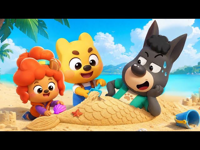 Beach Guard Team | Let’s Go to the Beach | Safety Rules for Kids | Sheriff Labrador