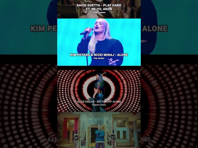 Songs that sound good every version 👩‍🏫 (David Guetta, Nicki Minaj, Kim Petras, etc. ) #shorts