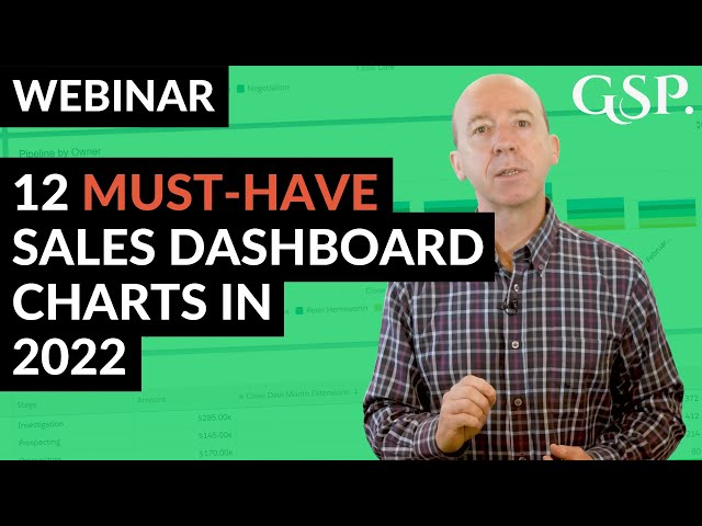 Webinar | 12 Must-Have Sales Dashboard Charts In 2022