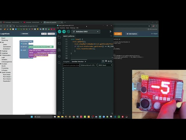 Programming the OPEN SMART Rich Shield 2 for Arduino visually with Blockly