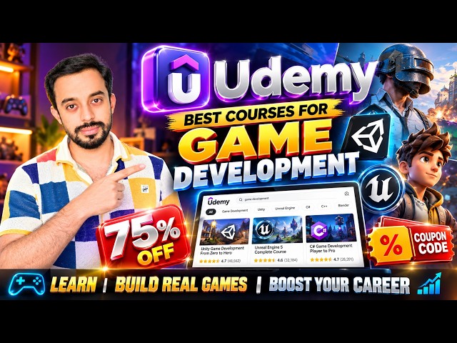 Best Udemy Courses for Game Development in 2026 | Unity, Unreal & Godot