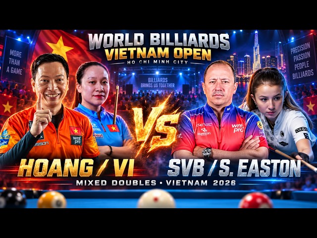 🔥 Hoang/Vi vs SVB/Savannah Easton | Mixed Doubles Vietnam 2026 🎱