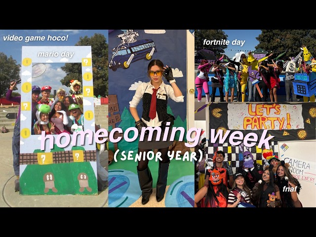 HOMECOMING WEEK VLOG ⭐️ || fortnite day, class vlogs, candidates