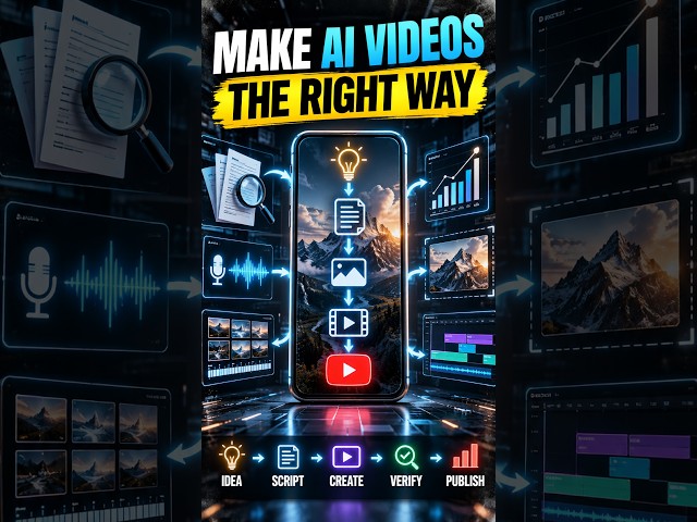 How to Make AI Videos That Actually Look Good | AI Video Workflow #youtubecreators  #ai