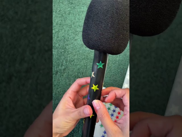 adding whimsy to my microphone 🌟