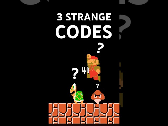 3 Super Mario Codes that Defy Logic 👀