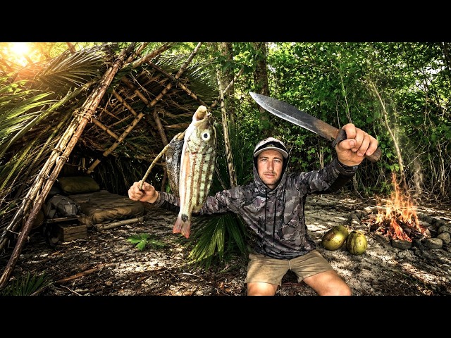 3 DAYS ALONE on a Deserted Island — NO FOOD, NO WATER, NO HELP