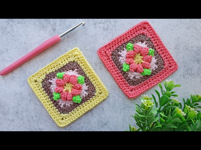 I Saw this Granny Square and Now I Can't Forget it! Crochet.