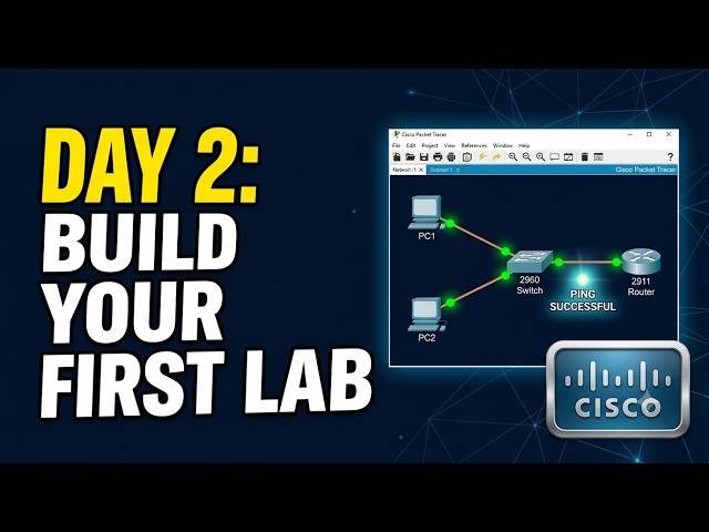 Cisco Packet Tracer Lab: Build Your First Network in 5 Minutes (Beginner Guide)