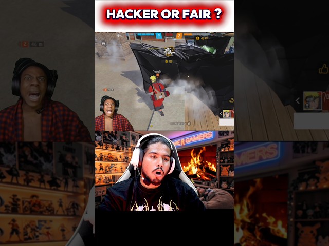 hacker or fair 😱 free fire top 1 guild test 🤯 1 vs 6 #freefire #shorts
