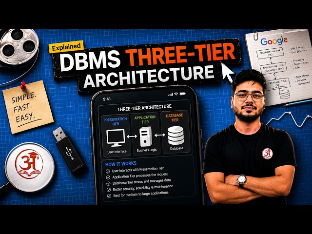 DBMS Three-Tier Architecture Explained | 3-Tier Architecture in DBMS