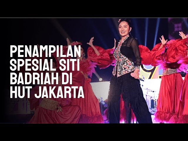 Siti Badriah's Special Performance for Jakarta's 497th Anniversary