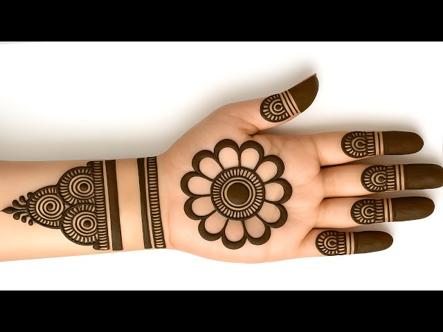 Very stylish easy mehndi design | arabic mehndi design | simple mehndi design | mehndi | mehandi