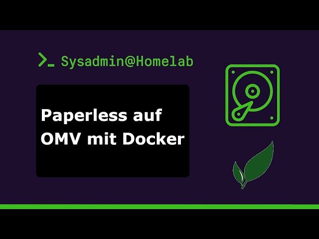 Paperless-ngx auf OMV installieren | Docker & Portainer