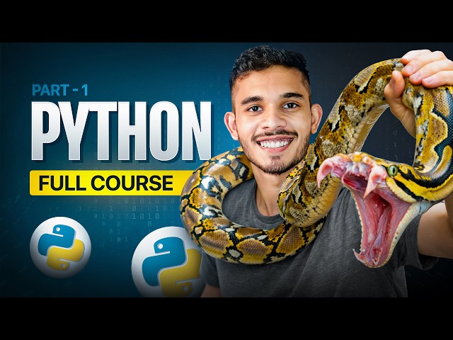 Python Full Course | Python Tutorial for Beginners | Part 1 | Sagar Chouksey