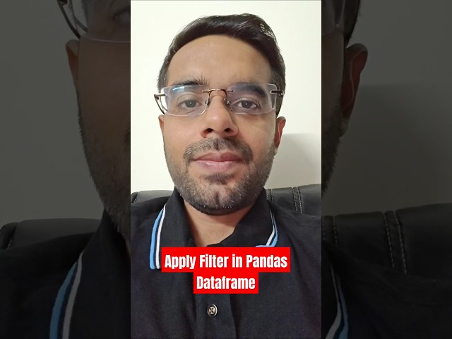 How to Filter Data in Pandas DataFrame - Python Tutorial #python #datascience