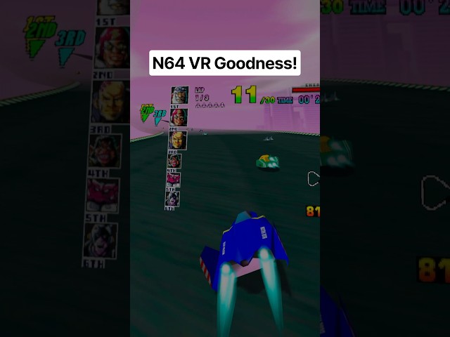 F-Zero X in VR! #fzerox #n64 #vr