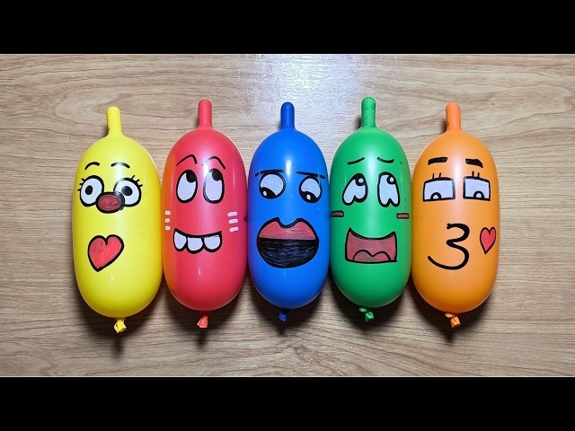 BALLOONS Slime! Making Slime with Funny  Balloons  - Satisfying Slime video- DIY