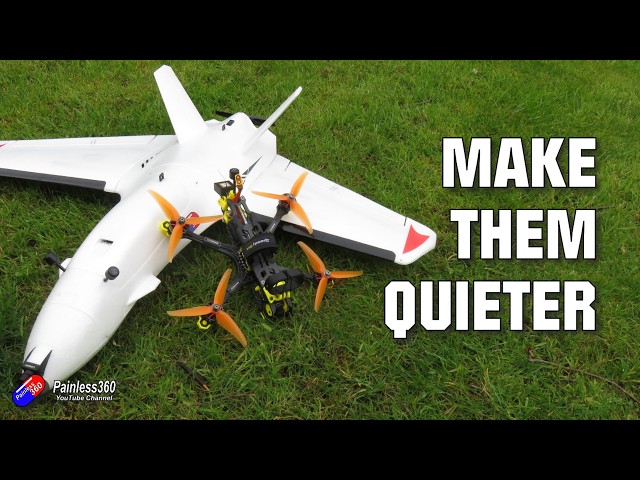 How to make your flying RC model quieter (Patreon request)