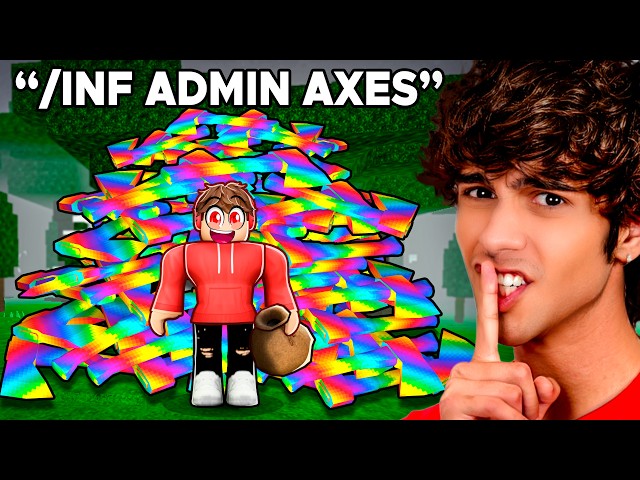 I Used ADMIN COMMANDS in Roblox 99 Nights in The Forest!