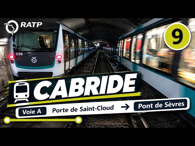 🚇 Dans les coulisses du Métro 9 : un dégarage de Porte de Saint-Cloud à Pont de Sèvres