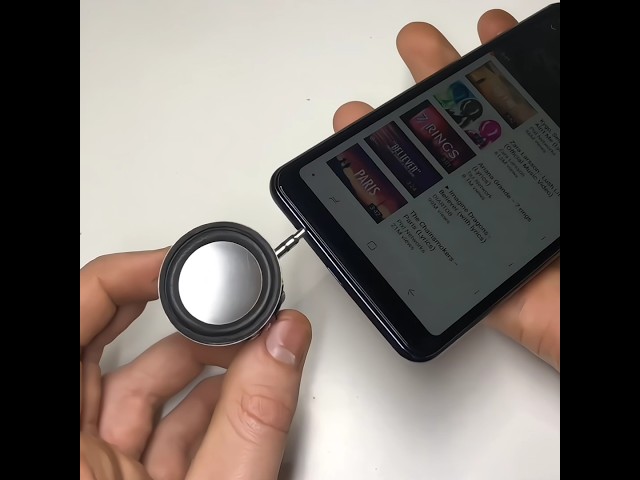 Portable Mini Phone Speaker! #shorts #ytshorts #lifehacks #experiment #video