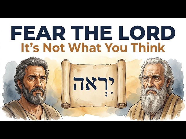 "Fear the Lord" Doesn't Mean Being Afraid — The Hebrew Word in Proverbs 1:7