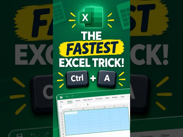 Excel Keyboard Shortcut You NEED to Know!