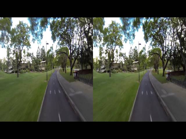 First person longboarding -- 3d & binaural