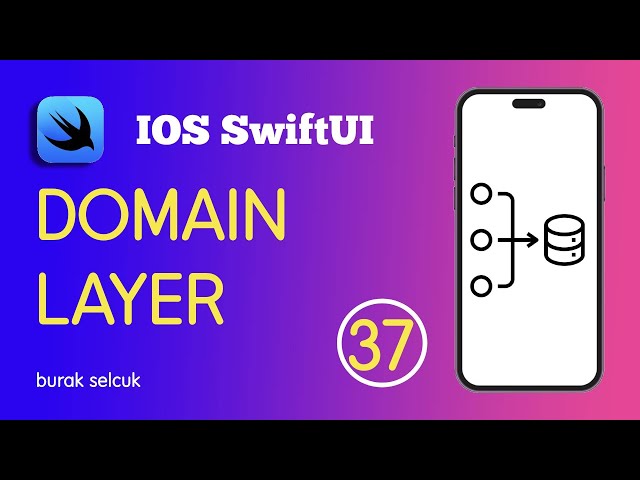 SWIFTUI - 37 LAYERED ARCHITECTURE DOMAIN LAYER