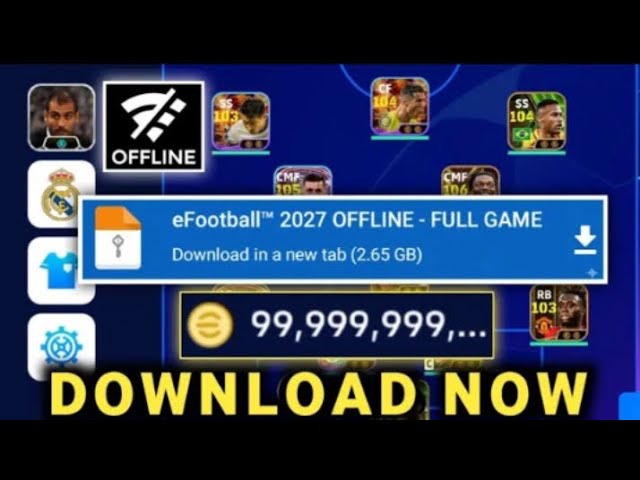🚨 DOWNLOAD eFootball 2024 OFFLINE VERSION! UNLIMITED COINS, GP & LEGENDARY PACK OPENINGS | iOS PATCH