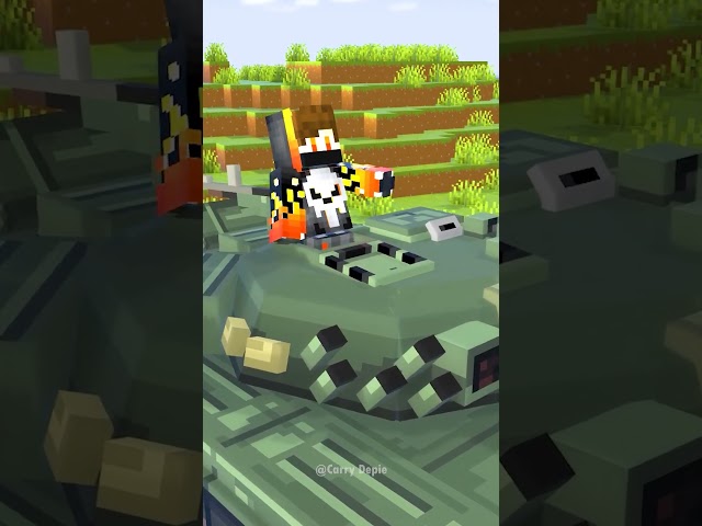 carry vs dash's tank  #minecraftshorts #minecraft