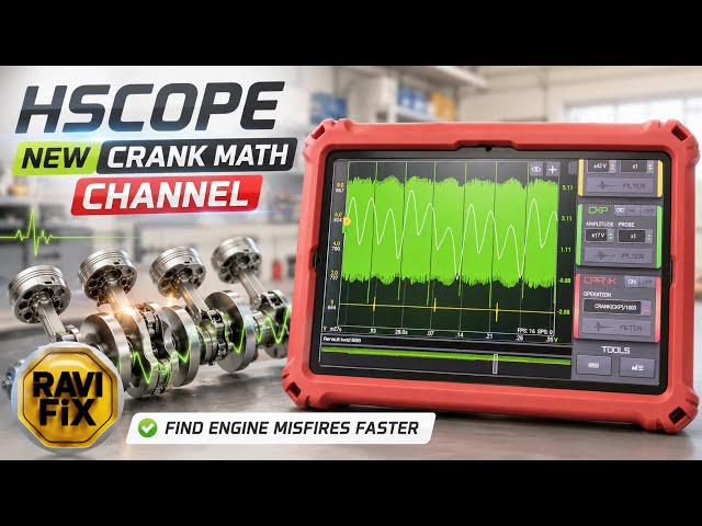 HScope new Crank Math function: Find Engine Misfires Faster! | New Feature Explained