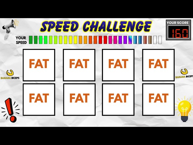Slow to Fast Say The Word On Beat Speed Challenge 49 | SPEED EDITION | Fast Rhythm | PPAP
