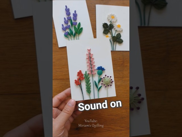 Making a simple paper quilling card