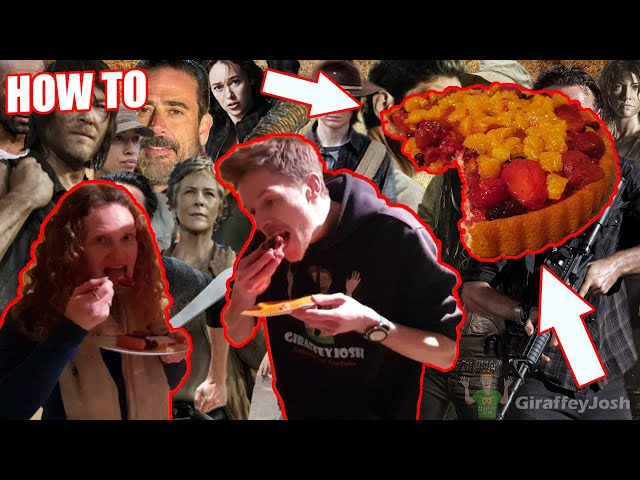 THE WALKING DEAD - Guts and brains Flan Cake - Giraffey Cooking 😍