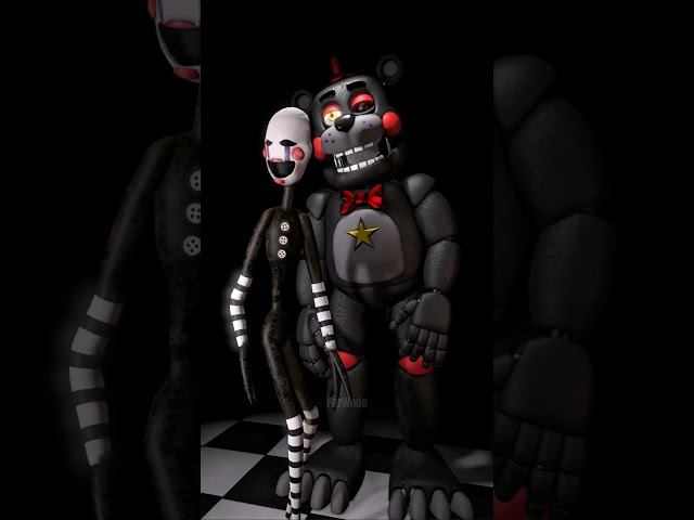 How puppet enter inside lefty #fnaf #fivenightsatfreddy #fyp #puppet #lefty