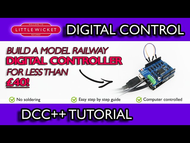 Model Railway Digital Controller (DCC++) for £40 or less! 😮